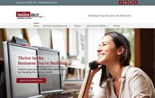 business coach web design Marin County CA