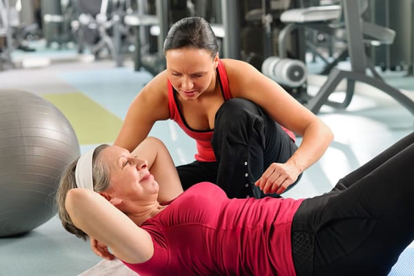 personal trainer gym web design