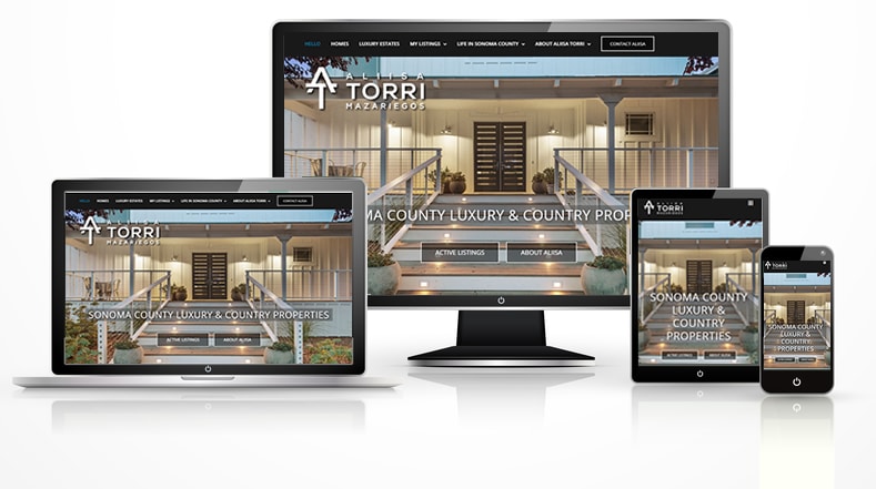 Portfolio Aliisa Torri Real Estate Agent responsive web design